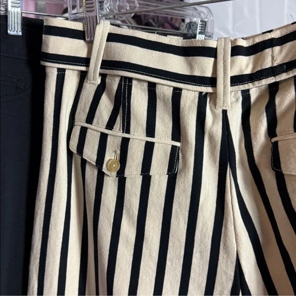 NWT Polo Ralph Lauren Striped Women's
Pants size 10 black & white - Picture 7 of 10
